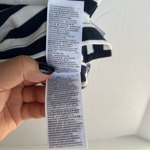 🩷Baby Gap, Short Sleeve Stripe Polo Shirt. Size: 12-18 months. NWT - Picture 7 of 11